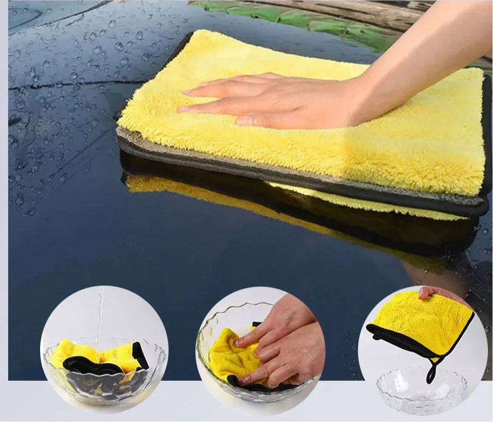 Mikrofaser Reinigungstücher 10er Set – Auto & Haushalt, 30x60 cm