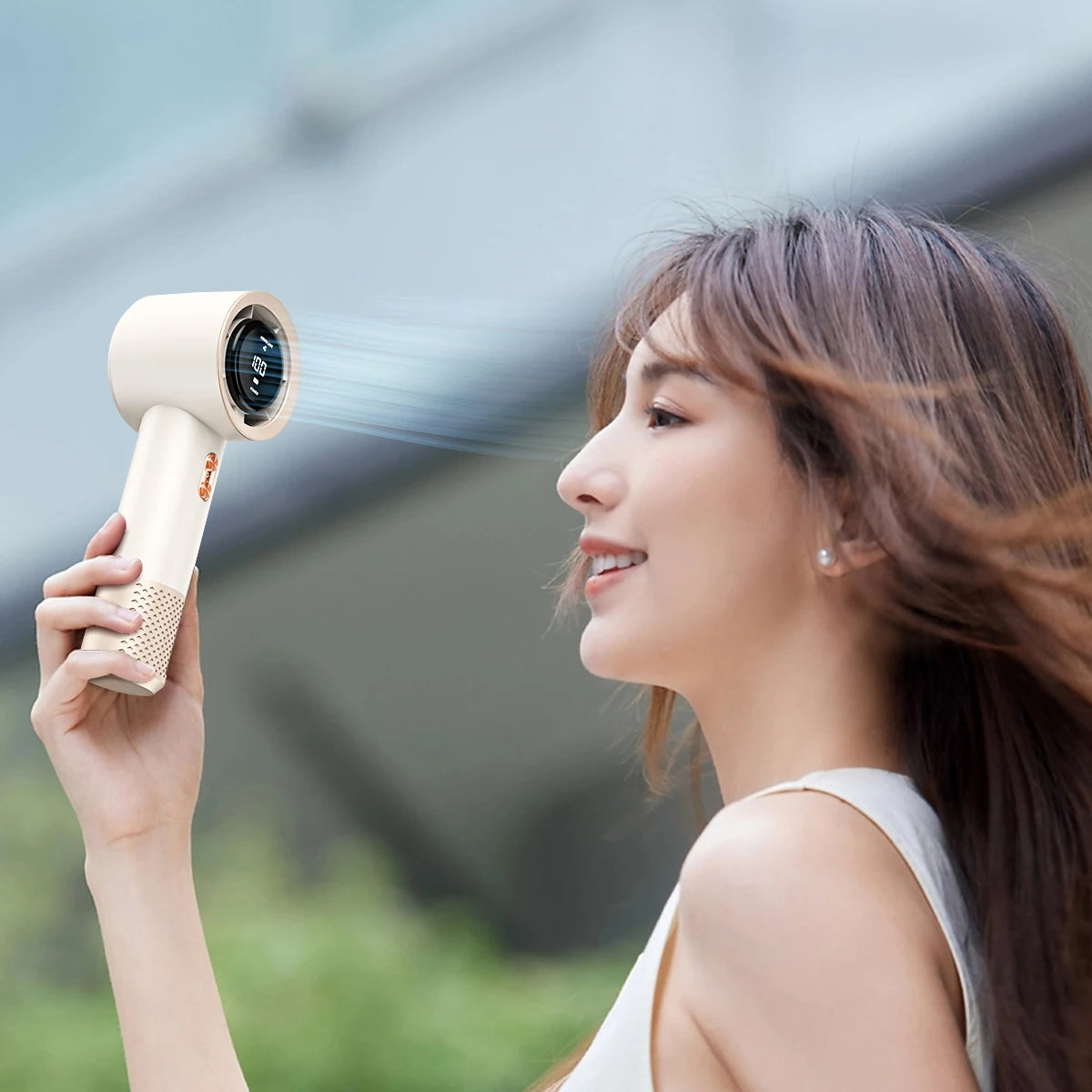 Mini Hand-Ventilator – Tragbarer Air Conditioner mit LED