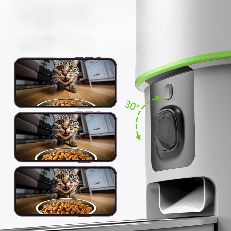 Intelligenter Haustier-Futterspender mit HD-Kamera (2L)