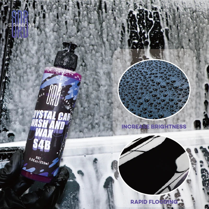 Reinigt, versiegelt & schützt den Lack – Starke Schaumbildung