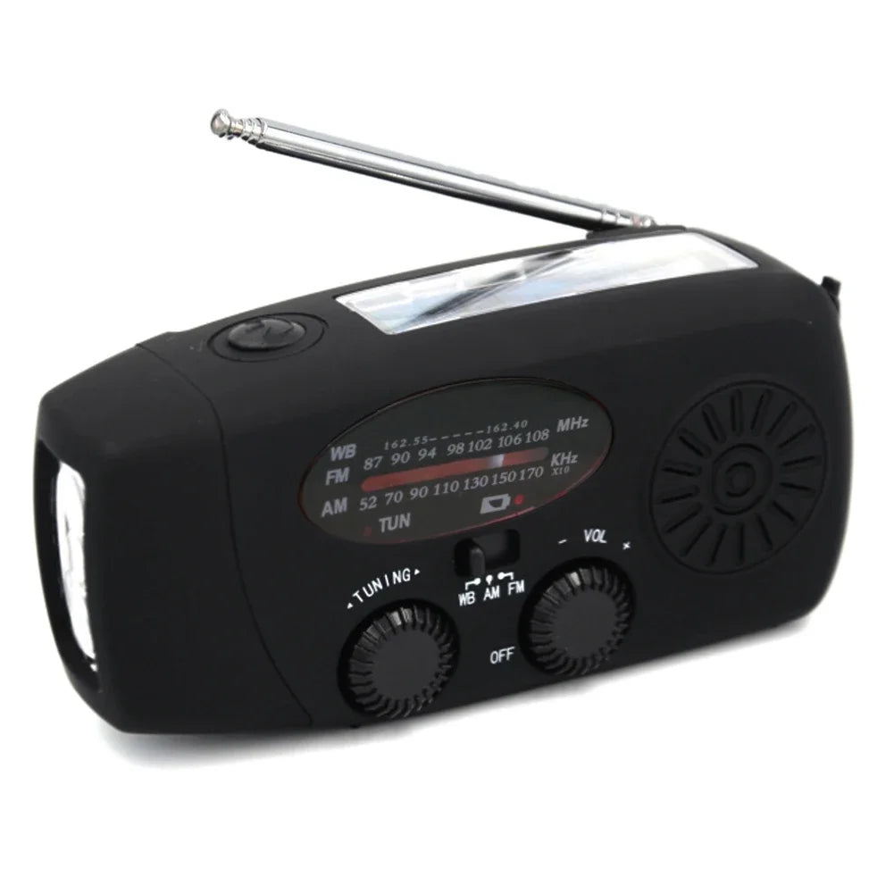 Premium Solar-Kurbelradio – Outdoor & Blackout-Ready