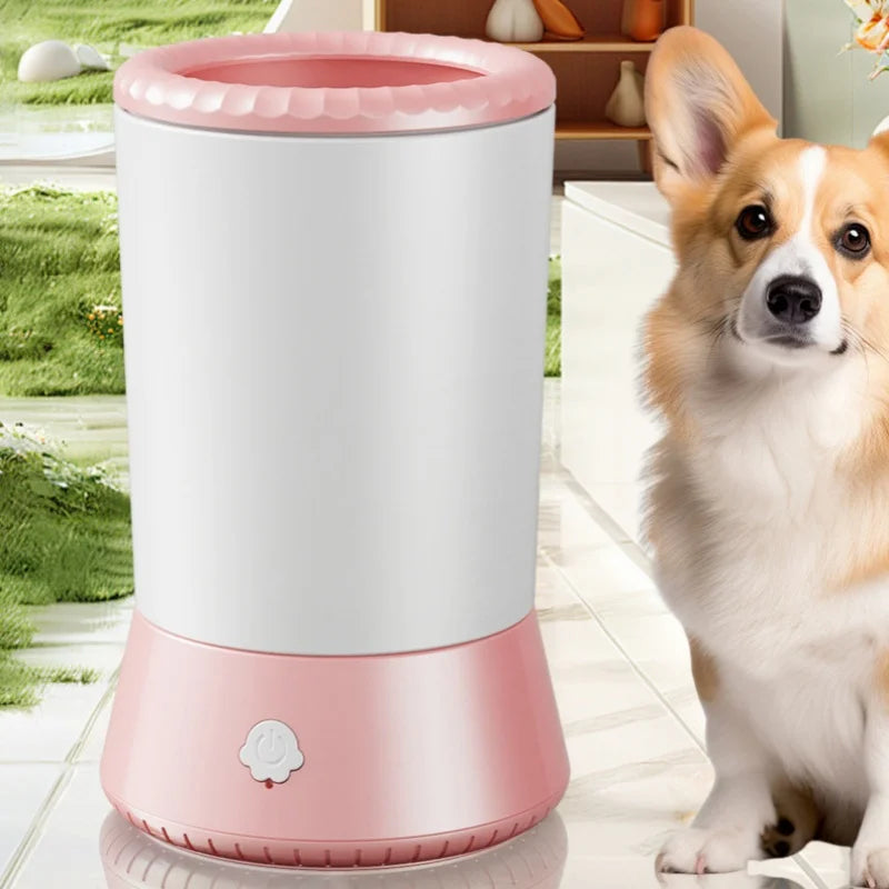 USB Pfotenreiniger – Wiederaufladbar & Silikonbürste