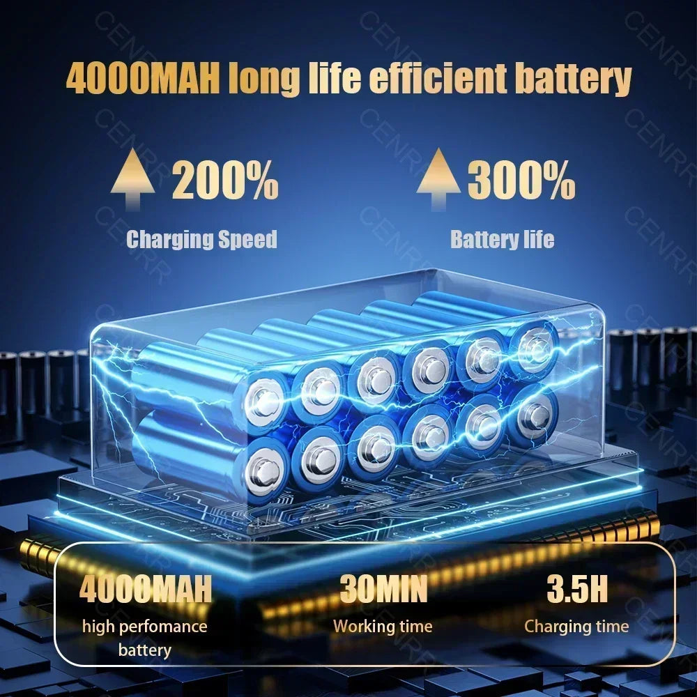 Akku Auto-Staubsauger 98000PA – Kabellos, Stark & Tragbar