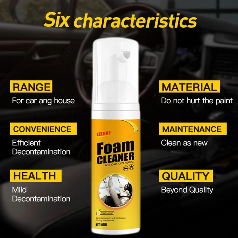 Schaumreiniger Auto-Innenraum – Leder, Kunststoff & Polster