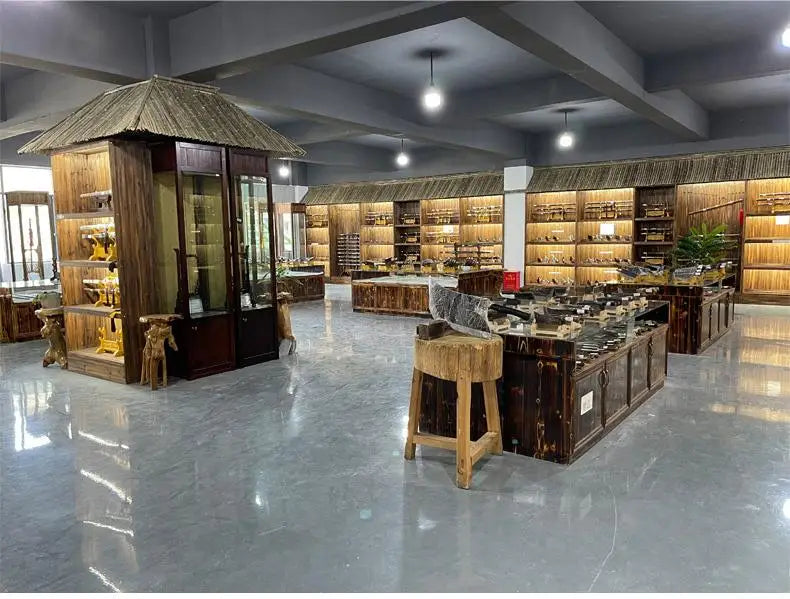 Shibazi Profi-Kochmesser aus 3-Lagen-Stahl – Fleischbeil & Hackm