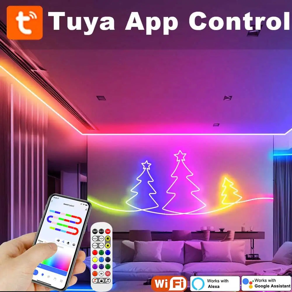 TUYA Neon LED-Streifenlichter – Flexibler Silikonschlauc