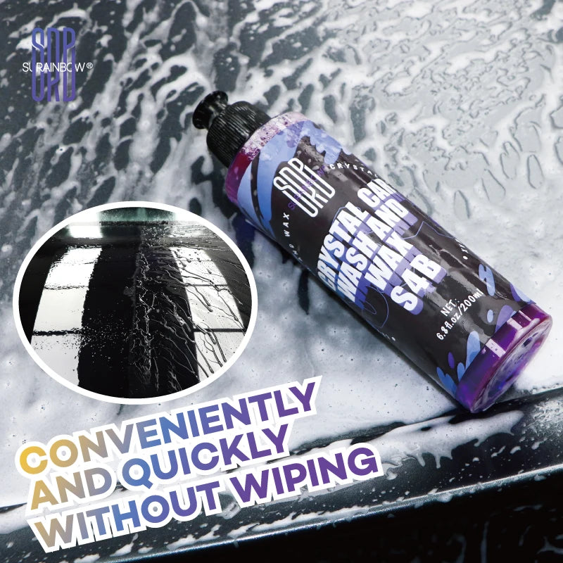 Reinigt, versiegelt & schützt den Lack – Starke Schaumbildung