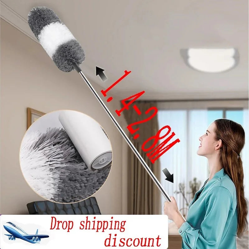 Teleskop-Staubwedel mit Mikrofaser – Ausziehbare Reinigungsbürste