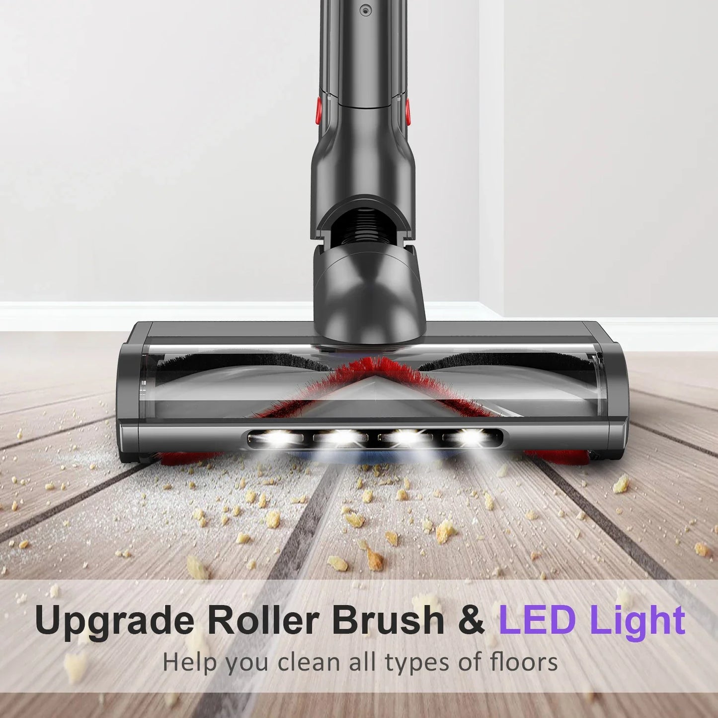 4-in-1 Akku-Staubsauger mit HEPA-Filter – Kabellos & stark