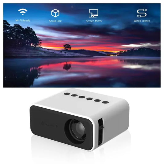 Mini-Beamer YT500 – Kompakt, 1080p-fähig, ideal für Heimkino & Reisen